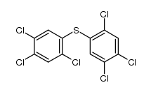 bis-(2,4,5-trichloro-phenyl)-sulfide Structure