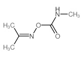 2-Propanone,O-[(methylamino)carbonyl]oxime Structure