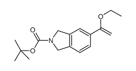 tert-butyl 5-(1-ethoxyvinyl)isoindoline-2-carboxylate结构式