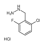 (2-chloro-6-fluorophenyl)methylhydrazine,hydrochloride结构式