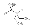 tert-butyl-chloro-diethylsilane结构式