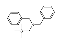 N-benzyl-1-phenyl-N-(trimethylsilylmethyl)methanamine Structure
