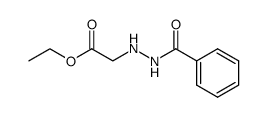 ethyl 2-benzoylhydrazinoacetate Structure