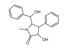 (3R,4S,5S)-3-hydroxy-5-[(R)-hydroxy-phenyl-methyl]-1-methyl-4-phenyl-p yrrolidin-2-one结构式