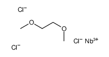 NIOBIUM TRICHLORIDE 1,2-DIMETHOXYETHANE COMPLEX structure