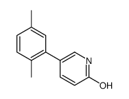 5-(2,5-dimethylphenyl)-1H-pyridin-2-one结构式