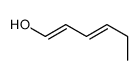hexa-1,3-dien-1-ol结构式