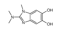1H-Benzimidazole-5,6-diol,2-(dimethylamino)-1-methyl-(9CI) Structure
