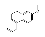 7-methoxy-4-prop-2-enyl-1,2-dihydronaphthalene结构式