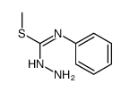 methyl N-amino-N'-phenylcarbamimidothioate Structure