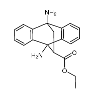 ethyl 9,10-diamino-9,10-dihydro-9,10-ethanoanthracene-11-carboxylate结构式