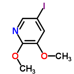 5-Iodo-2,3-dimethoxypyridine structure