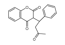 (+/-)-3-(3-oxo-1-phenyl-butyl)-chroman-2,4-dione Structure