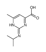 6-methyl-2-(propan-2-ylamino)pyrimidine-4-carboxylic acid Structure