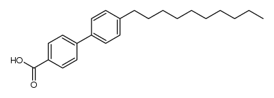 4'-n-decylbiphenyl-4-carboxylic acid Structure