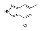 4-氯-6-甲基-1H-吡唑并[4,3-c]吡啶结构式