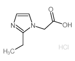 (2-Ethyl-imidazol-1-yl)-acetic acid hydrochloride structure