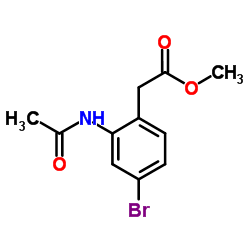 Methyl 2-acetamido-4-bromophenylacetate图片