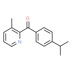 3-METHYL-2-[4-(PROPAN-2-YL)BENZOYL]PYRIDINE Structure