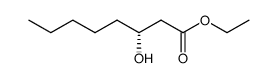 ethyl (-)-(3R)-3-hydroxyoctanoate Structure