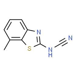 Cyanamide, (7-methyl-2-benzothiazolyl)- (9CI) Structure