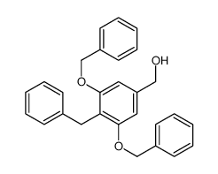 [4-benzyl-3,5-bis(phenylmethoxy)phenyl]methanol结构式