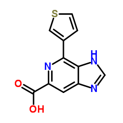 4-(3-Thienyl)-1H-imidazo[4,5-c]pyridine-6-carboxylic acid结构式