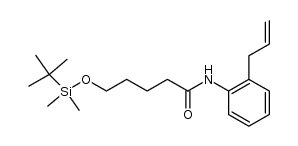 N-(2-allylphenyl)-5-((tert-butyldimethylsilyl)oxy)pentanamide Structure