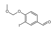 3-iodo-4-(methoxymethoxy)benzaldehyde Structure