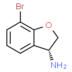 (R)-7-Bromo-2,3-dihydrobenzofuran-3-amine structure