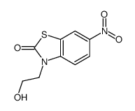 3-(2-hydroxyethyl)-6-nitro-1,3-benzothiazol-2-one Structure