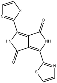 3,6-Bis-thiazol-2-yl-2,5-dihydropyrrolo[3,4-c]pyrrole-1,4-dione Structure