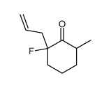 Cyclohexanone,2-fluoro-6-methyl-2-(2-propenyl)- (9CI)结构式