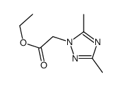 ETHYL 2-(3,5-DIMETHYL-1H-1,2,4-TRIAZOL-1-YL)ACETATE structure