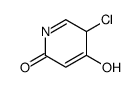 3-chloro-4-hydroxy-3H-pyridin-6-one Structure