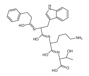 somatostatin (7-10), desamino-Trp结构式