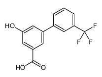 3-hydroxy-5-[3-(trifluoromethyl)phenyl]benzoic acid结构式