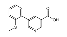 5-(2-(Methylthio)phenyl)nicotinic acid structure