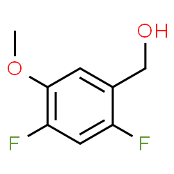 2,4-Difluoro-5-methoxybenzyl alcohol Structure