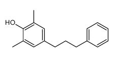 2,6-dimethyl-4-(3-phenylpropyl)phenol Structure