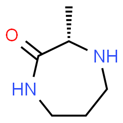 (s)-3-methyl-1,4-diazepan-2-one structure