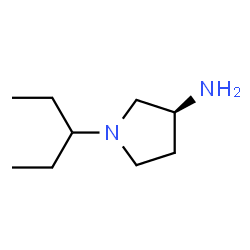 (S)-1-(Pentan-3-yl)pyrrolidin-3-amine Structure