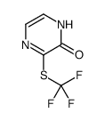 3-[(Trifluoromethyl)sulfanyl]-2(1H)-pyrazinone Structure