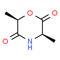 2,5-Morpholinedione,3,6-dimethyl-,(3R-cis)-(9CI)结构式