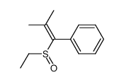 1-(ethylsulfinyl)-2-methyl-1-phenyl-1-propene Structure