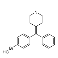 4-[(4-bromophenyl)-phenylmethylidene]-1-methylpiperidine,hydrochloride结构式