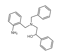 2-((2-aminobenzyl)(benzyl)amino)-1-phenylethanol结构式