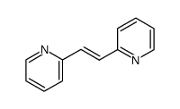 (E)-1,2-Bis(2-pyridinyl)ethene structure