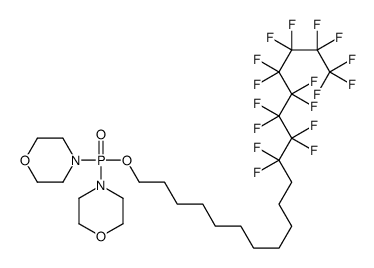 11-(perfluorooctyl)undecyl dimorpholinophosphinate结构式