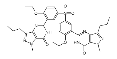 De(methypiperazinyl) Sildenafil Dimer Impurity结构式